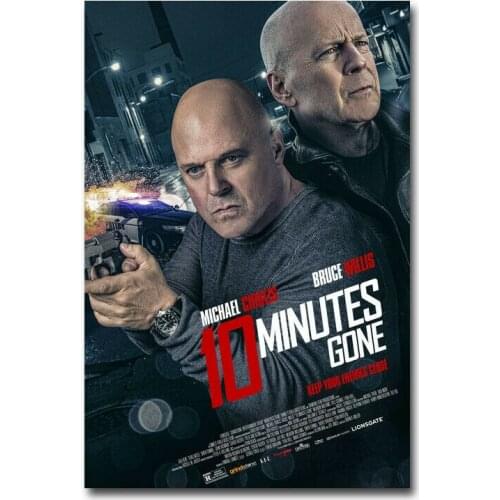 D0527 10 Minutes Gone Movie Silk Fabric Poster Art Decor Indoor Painting Gift