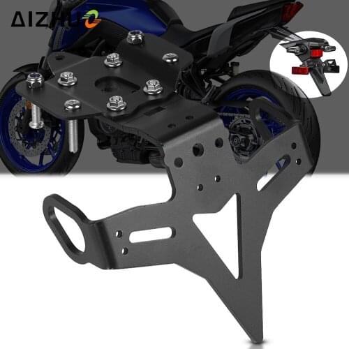 MT07 Motorcycle License Number Plate Holder Fender Mount Bracket Eliminator Registration Bracket FOR YAMAHA MT-07 FZ07 2013-2020