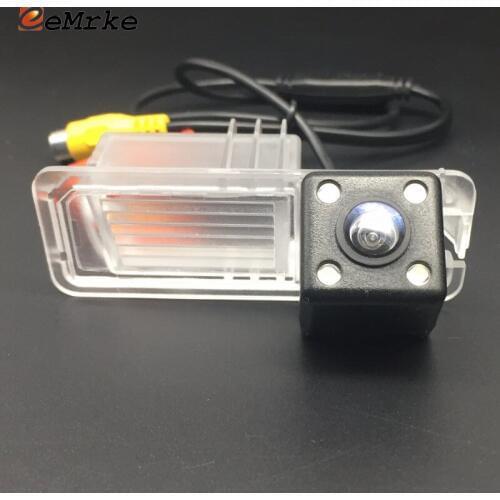 EEMRKE LED CCD HD Rear View Camera for Porsche Macan 2014-2018 Cayenne S GTS Turbo 1st Car Backup Cameras Reverse Parking Camera