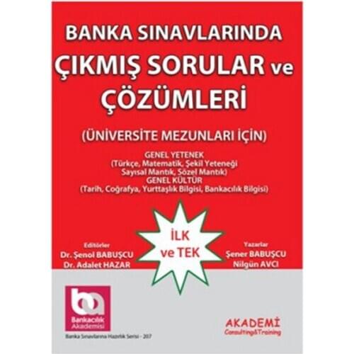 Academy Bank Exams Have Questions and Solutions Nilgün Hunter, Parkour Babuşçu Academy Consulting (TURKISH)