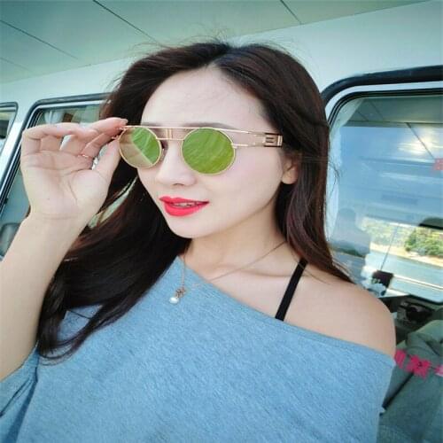 Gothic Round Vintage Sunglasses Steampunk Men Women