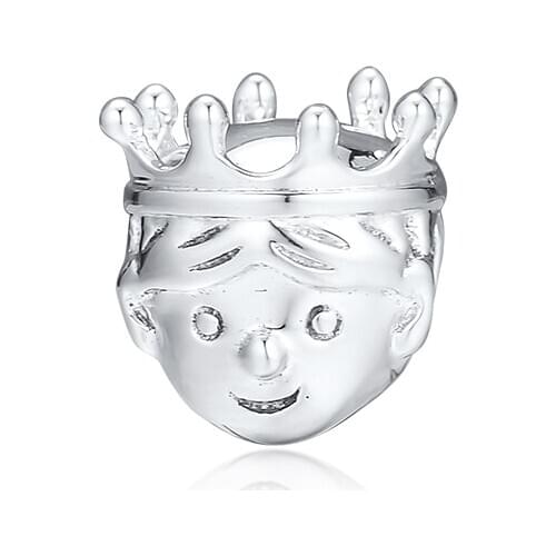GPY Precious Prince Charms 925 Original Fit Pandora Bracelet Sterling Silver Charm Beads for Jewelry Making Jewellery