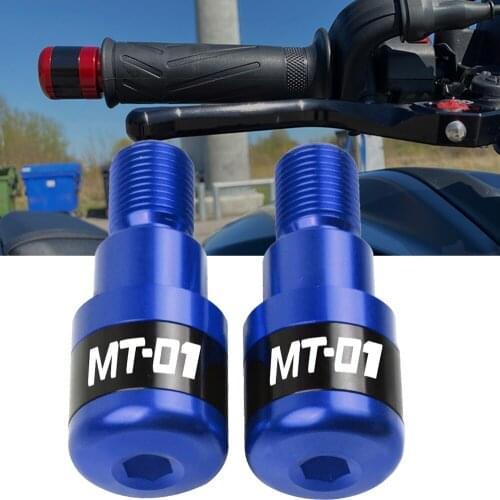 Motorcycles Aluminum Handlebar Grips Plug Slider Handle Bar Ends For YAMAHA FOR MT01 MT 01 MT-01 2004 2005 2006 2007 2008 2009