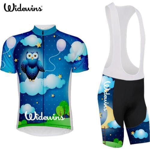 New 2018 men Team Pro Cycling Jersey Clothing Set MTB Starlight Owl ROAD Bike Breathing air Cycling Sets 3D gel Pad 5817