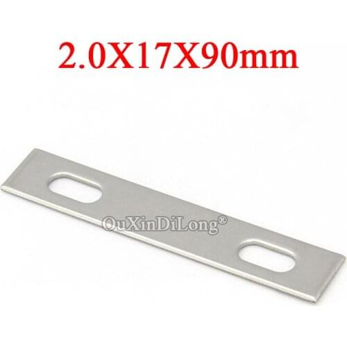 Brand New 50PCS 304 Stainless Steel Flat Straight Connect Corner Braces Board Frame Shelf Holder Brackets Reinforced Connectors