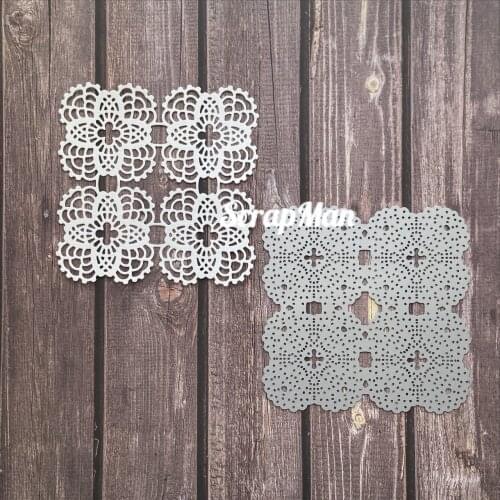 New Metal cutting dies Geometric shape 52 cut die mold card Scrapbook paper craft knife mould blade punch stencils