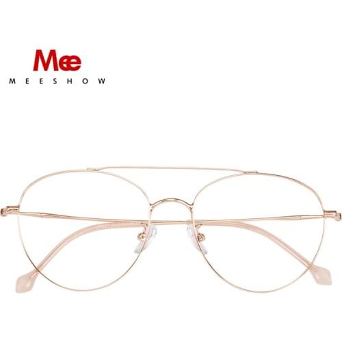Pure titanium glasses Fram Men Womens eyeglasses pilot designer prescription glasses retro full optical menss spectacle 8822