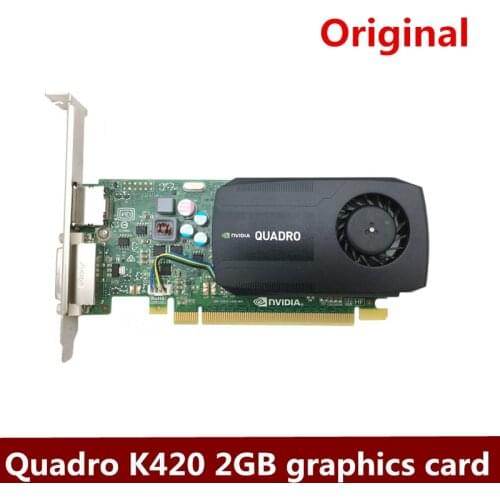 Original Quadro K420 2GB professional graphics graphics card PS, CAD graphic design office video card 1pcs