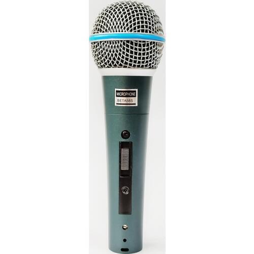 Beta58a sm58s handheld karaoke wired microphone sing vocal PC church teaching mic with on/off switch