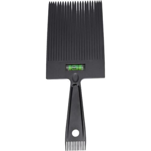 Extra Big Flattopper Comb Large Wide Fork Flat Combs with Balance Ruler Flat Topper Styling Hair Brushes