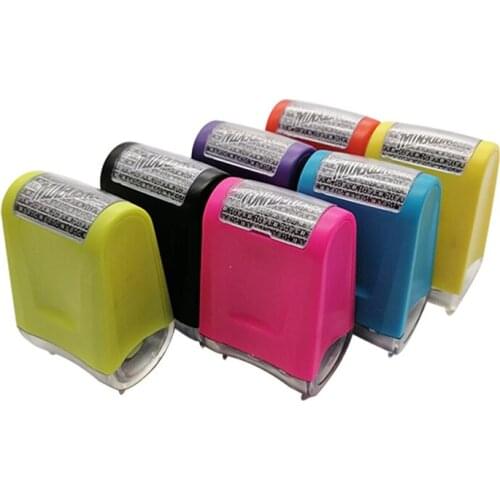 Roller Identity Theft Protection Stamp for Guarding Your ID Privacy Confidential Data HR