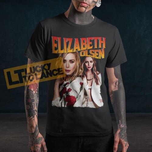 Elizabeth Olsen Shirt American actress Wanda Maximoff TV Series show Vintage 90s Retro Homage Graphic Tee