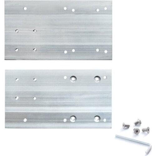 Motor Connecting Plate 63 Connecting Plate Aluminum Alloy 5mm Thick Connector Minicar Bed Accessories