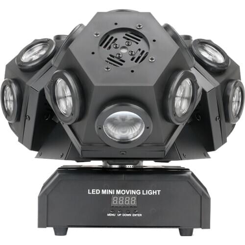 18x10w RGBW 4in1 LED Beam Moving Head Light 3 Heads Beam with RGB Laser Stage Lighting Projector DMX DJ Disco Xmas Party Lights