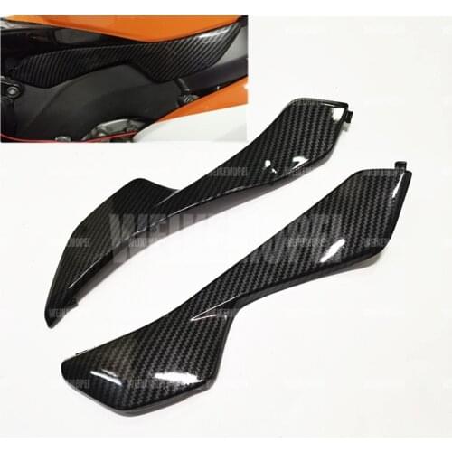 Carbon Fiber Painted Fairing Motorcycle Left Right Tank Side Cover panel For Fit HONDA CBR1000RR 2004 2005 2006 2007