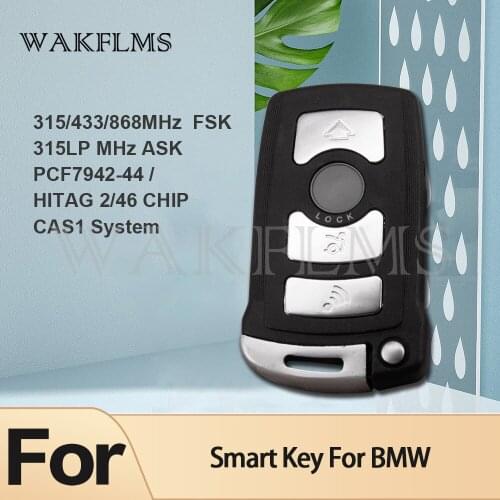 Smart Remote key for BMW 7 SERIES E65 E66 2002-2008 with ID7942 7944 CHIP CAS1 System 4 buttons 315LP MHZ 315mhz 433mhz 868mhz