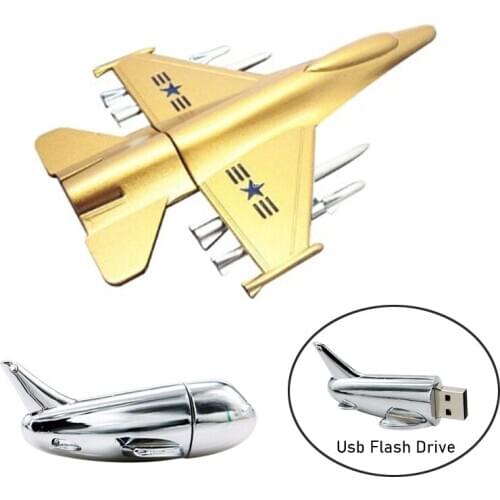 Creative Plane USB Flash Drive 8GB 16GB 32G 64GB Pen Drive Usb Flash Memory Stick Plane Aircraft U Disk Pendrive Mini Key Gift