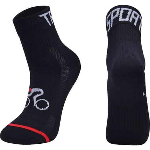 USHINE New Men Women Bicycle Socks Breathable Basketball Socks Outdoor Protect Feet Wicking Bike Running Football Sport Socks