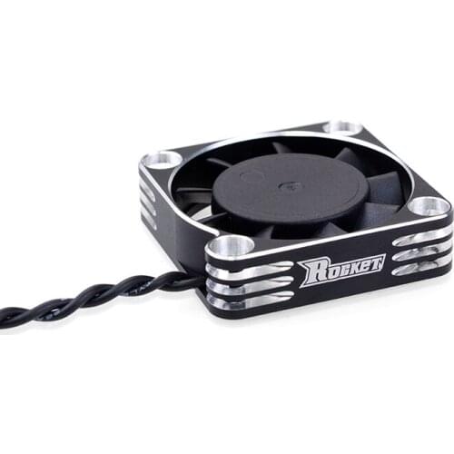 8.5V Rocket Metal 16000RPM High Rotation Speed Cooling Fan for 4068 Brushless Motor ESC 1/10 1/8 RC Car Accessories Parts