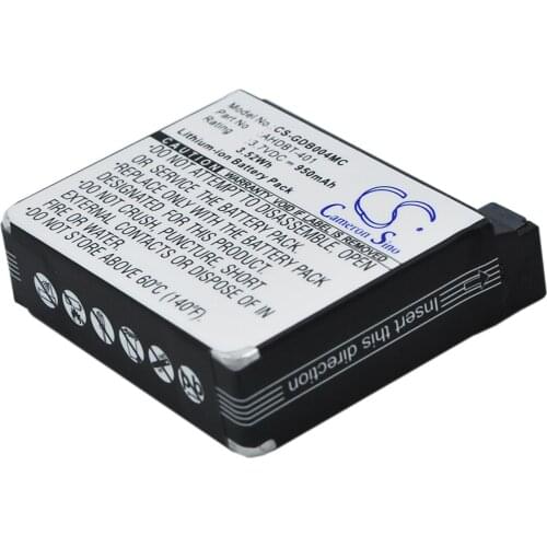 Cameron Sino Camera Replacement Li-ion Battery 950mAh For 335-06532-000 Nikon Hero 4, Hero 4 Black Free Tools