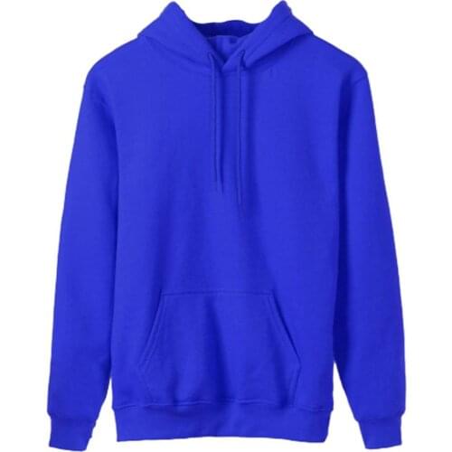 Plus Size Sweatshirt Women Autumn Simple Solid Color Long Sleeve Drawstring Pocket Sweatshirt Sports Hoodie