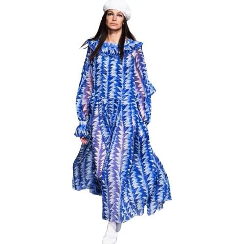 S-3XL high quality 2019 brand summer new fashion print jacket strap two-piece slim pleated casual elegant womens suit