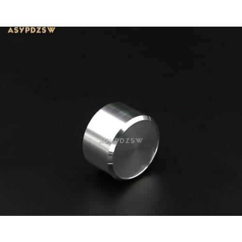 1 PCS Chamfer style Full aluminum silver 38*22 DAC/Amplifier solid Volume potentiometer knob