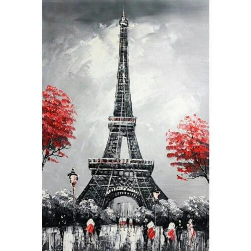 5D DIY Diamond Embroidery Tower Scenery Cross Stitch Full Square/Round Diamond Sea Diamond Painting Rhinestones Love Gift