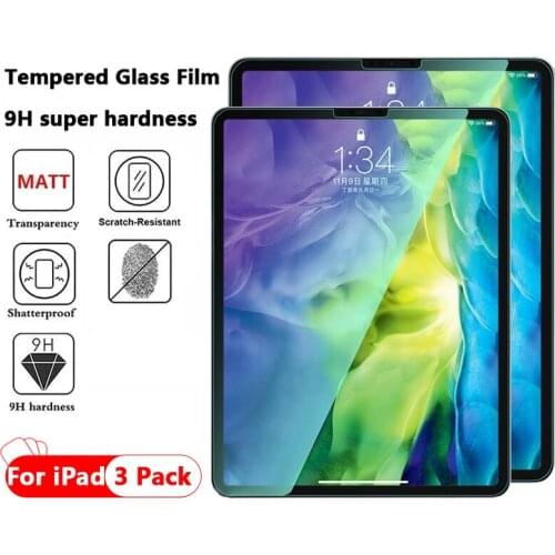 9H Diamond level Tempered Glass For Apple iPad Pro 11 2021 Air 4 10.9 Mini 5 Air 3 2 1 Screen Protector For Pro 10.5 10.2 9.7 in