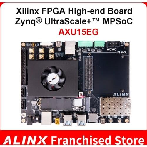 ALINX AXU15EG: Xilinx Zynq UltraScale+ MPSoC ZU15EG FPGA Development Board FMC HPC