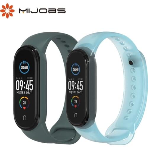 For Xiaomi Mi Band 5 4 3 Silicone Bracelet Mi Bend 4 Belt Opaska Pulseira for Correas Miband 5 NFC Xiomi Wristbands Waterproof