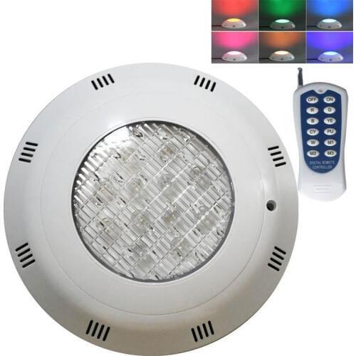 12V Marine Boat Decoration Lamp RGB LED Underwater Light with Remote Control Pond Swimming Pool Lamp