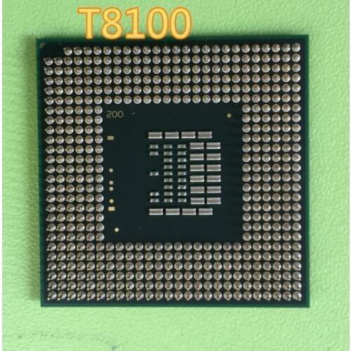 For intel CPU laptop Core 2 Duo T8100 CPU 3M Cache/2.1GHz/800/Dual-Core Socket 479 Laptop processor for GM45 PM45 free shipping