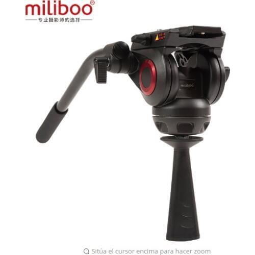 Miliboo MYT802 Flat base fluid head with 75mm size Bowl for tripod / Monopod ball adapter load stand 8kg