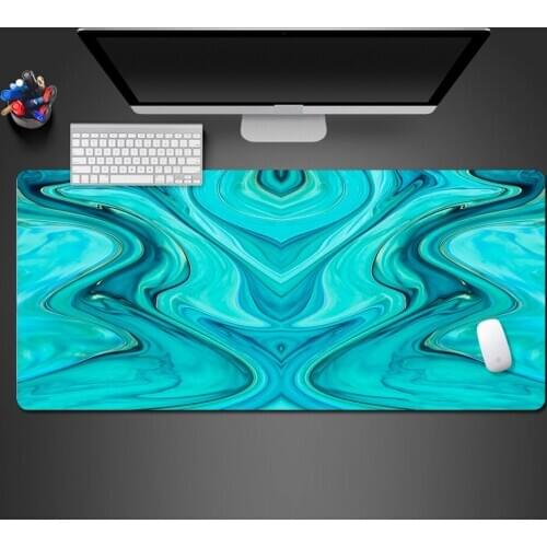 3D Abstract Innovative Blue Mouse Pad Super Player Game Pad Home Computer Practical Desk Mats Office Computer Keyboard Mousepad