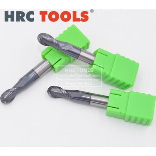 K12-R3x12Hx6Dx75L Milling Cutter Alloy Coating Tungsten Steel Tool Cnc Maching Hrc62 Ball Nose Endmills Top Machine Endmill