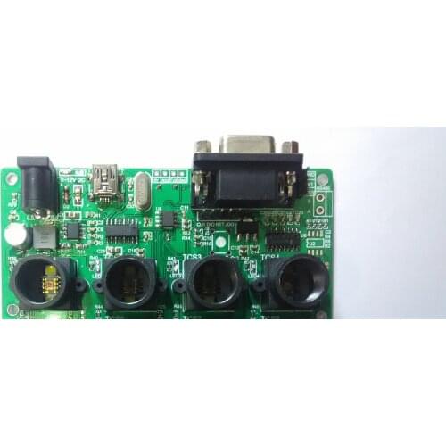 Serial Color Acquisition Card 4-channel Color Acquisition Module TCS3200 Multi-channel Color Recognition Module