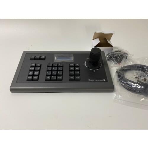 PTZ Video Camera Control Keyboard Visca Pelco-p LCD screen Joystick Keyboard Controller for Video Conference camera