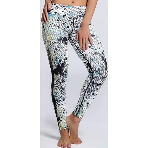 Fitness Leggings New Plus Size Sporting Leggings 3D Digital Casual Women High Elastic Workout Female Push Up Pant Trousers S-3XL