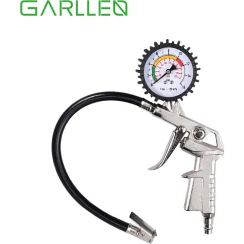 GARLLEN 0-220PSI Tire Inflator Gauge Tire Inflator Pressure Tester 16 Bar Air Compressor Car Van Tire Tool For Trucks Vans Car