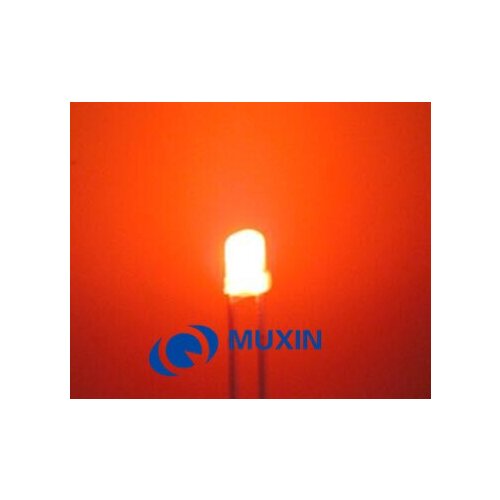 Mini LED Diode 1000pcs 3mm Red Color Diffused Round DIP 3 mm DC 2V 20mA Light-Emitting Diode LED Lamp Light Components