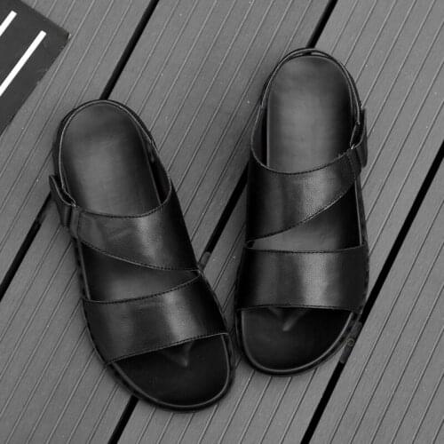 Man sandel leather rubber de rasteira da sandale para romanas cuero sandal 2020 summer hombre verano sandalia uomo sport work