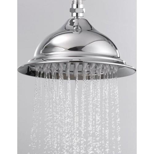 Antique Stainless Steel Shower Head Round 8 Inch Rainfall Shower Head Antique Brass Golden Shower Replacement Head Free Shipping