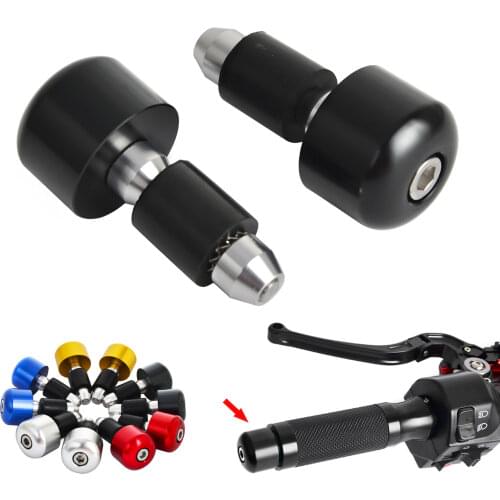 NICECNC Handlebar Grip End Handle Bar End Weight Cap For Suzuki GSXR 600 750 1000 1100 1300 RM 125 250 RMZ250 RMZ450 GSXS Bandit