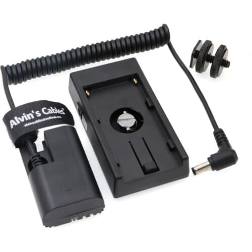 NP-F970 Battery Board to DR E6 Dummy Battery Adapter Plate for Canon EOS 5DS R 5D MARK II 5D MARK III 5D MARK Ⅳ 6D 60D 60Da 7D M