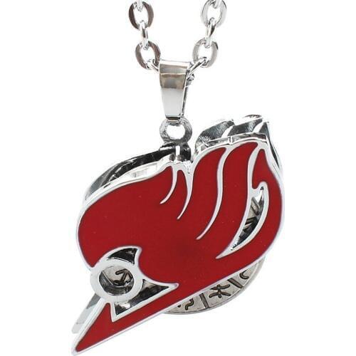 Bsarai Naruto Red cloud kunai Konoha One piece Luffy Chopper Zoro Madara Death Note Titan Zinc Alloy Cosplay Rotating Necklace