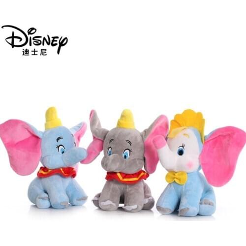 Disney 13/23cm Movie Dumbo Cartoon Plush Dolls Cute Elephant Figure Stuffed Christmas Birthday Gift toys for Children Girls