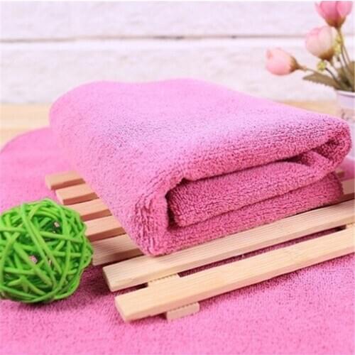 30*80cm Floor cleaning cloth towel SGS certificate microfiber Mop cloth Rose red quick drying towel Wholesale No detergent