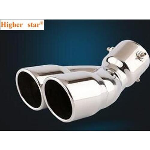 Higher star stailness steel car double outlet mufflers,Exhaust pipe exit decoration for Chevrolet Equinox 2017-2018