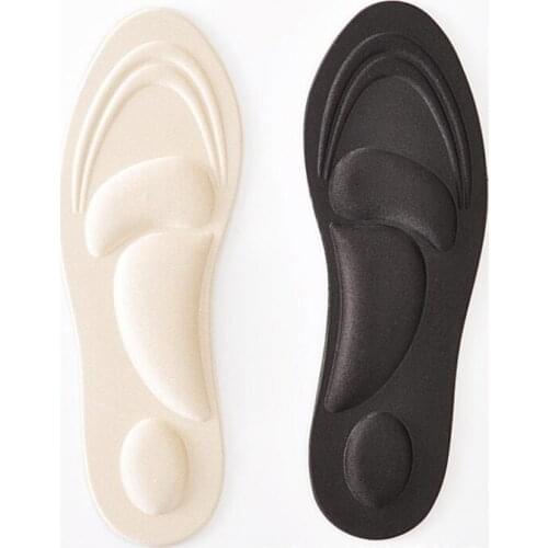 2PCS New 4D Stretch Breathable Deodorant Running Cushion Insoles For Feet Man Women Insoles For Shoes Sole Orthopedic Pad